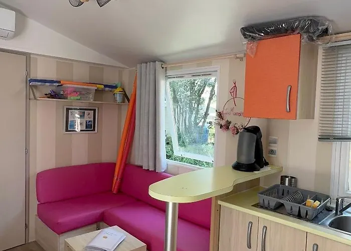 キャンプ場 Mobil-home Le Manosely Confort 6 Pers Climatise-plages A Proximite *